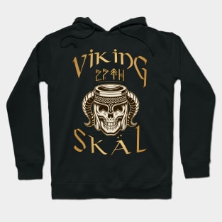 Viking-Skål-27th Birthday Celebration for a Viking Warrior - Gift Idea Hoodie